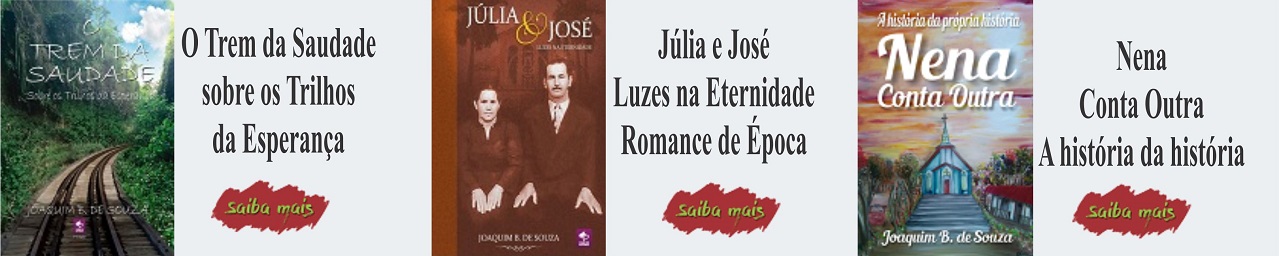 Livros de literatura brasileira - por Joaquim B. de Souza, no Clube de Autores